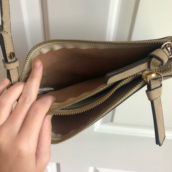 Nude crossbody purse! good size with two sides - Picture 4 of 4